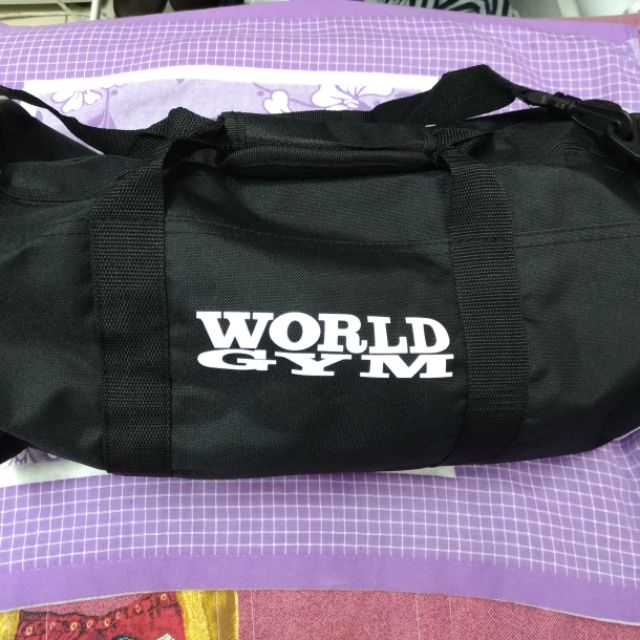 全新world gym圓筒健身包