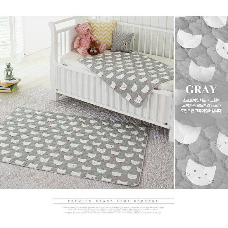 韓國PRIELLE純棉嬰幼兒防水墊、床墊、尿布墊 大碼
