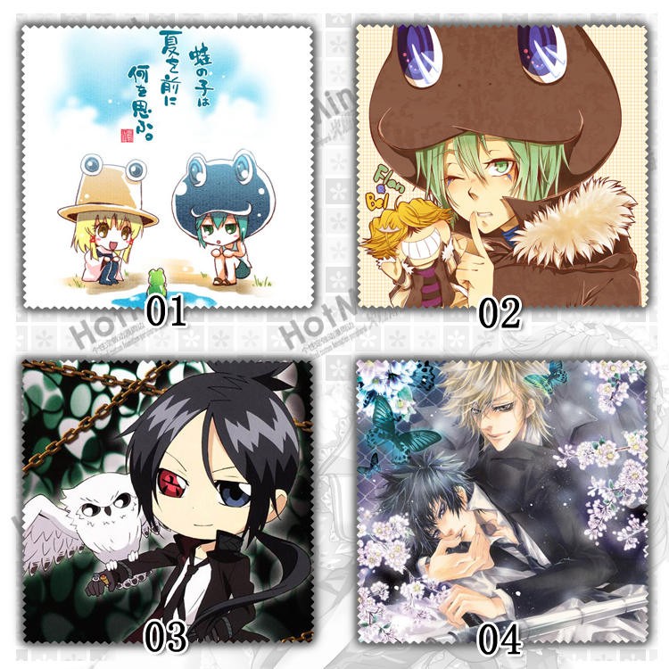 🌱蔡蔡🌱家庭教師 HITMAN REBORN 彭哥列 澤田綱吉 雲雀 六道骸 里包恩 天野明 眼鏡布 手機擦  1