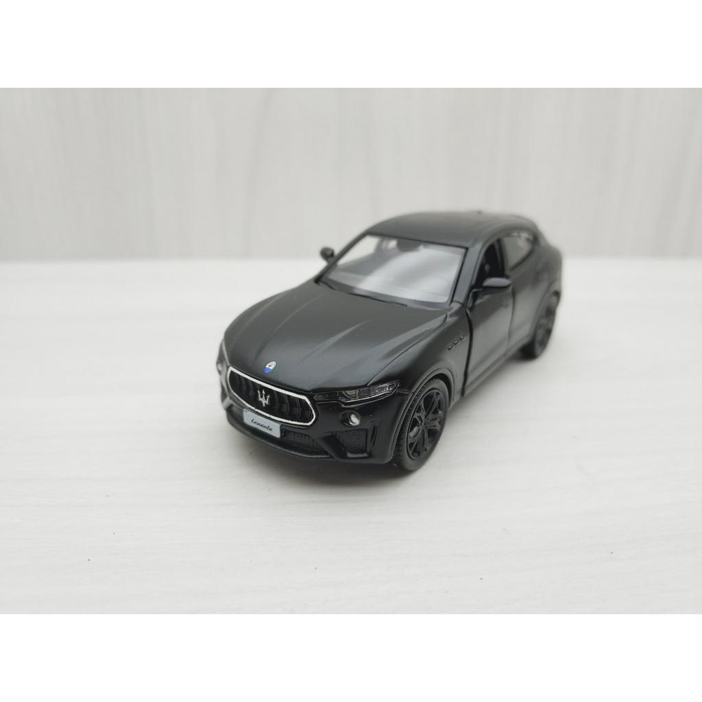全新盒裝~1:36~瑪莎拉蒂 LEVANTE GTS 合金模型玩具車 消光黑色  兒童禮物 收藏 玩具車