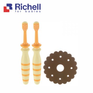 Richell 利其爾｜訓練型乳牙刷第一階 12M