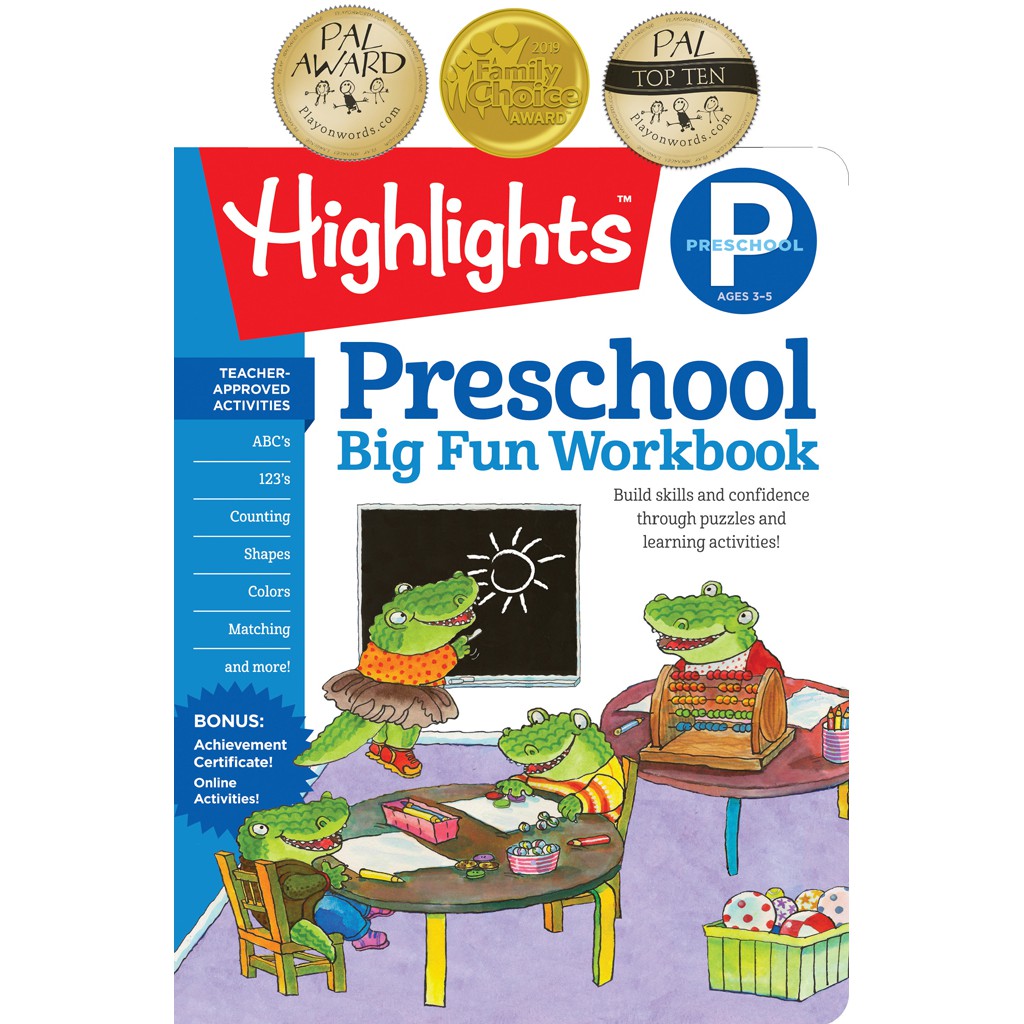 Preschool Big Fun Workbook/Highlights Learning 文鶴書店 Crane Publishing