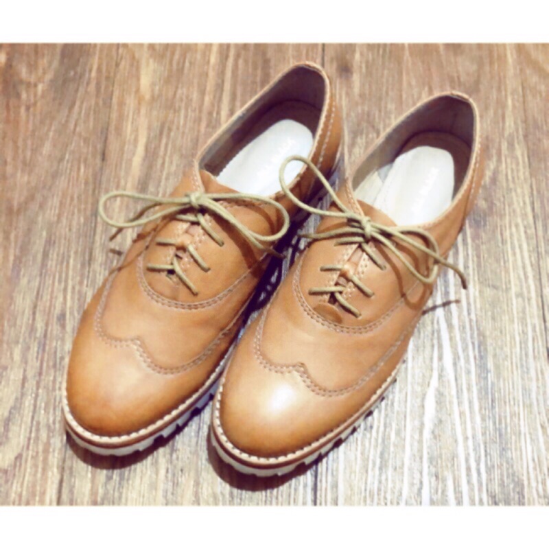 All Black 牛津鞋39號全新轉售真皮舒適鞋底9 9成新 蝦皮購物