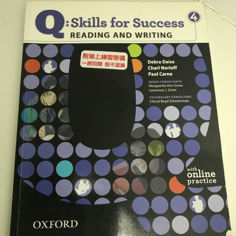 Q: Skills for Success 4 reading and writing