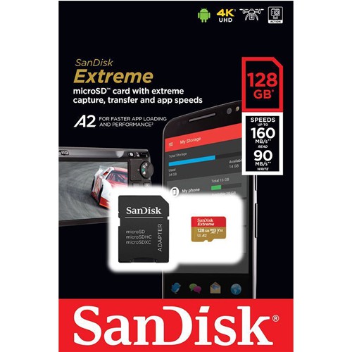 SanDisk Extreme 128GB 128G microSD SDXC 160MB/s Switch 記憶卡