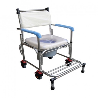 杏華 ST021-5TB 不鏽鋼附輪 便器椅 洗澡椅