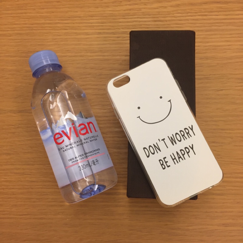 ✨全新✨ DON'T WORRY BE HAPPY iphone6 透明手機軟殼