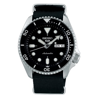 SEIKO WATCH 精工5 Sports-自動上鍊機械帆布帶腕錶 型號：SRPD55K3