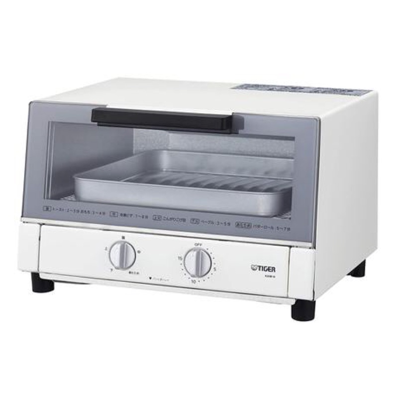 免運 日本原裝 TIGER 虎牌 烤箱 KAM-H130 W 大容量 遠紅外線電烤箱 烤麵包機 白色 日本必買