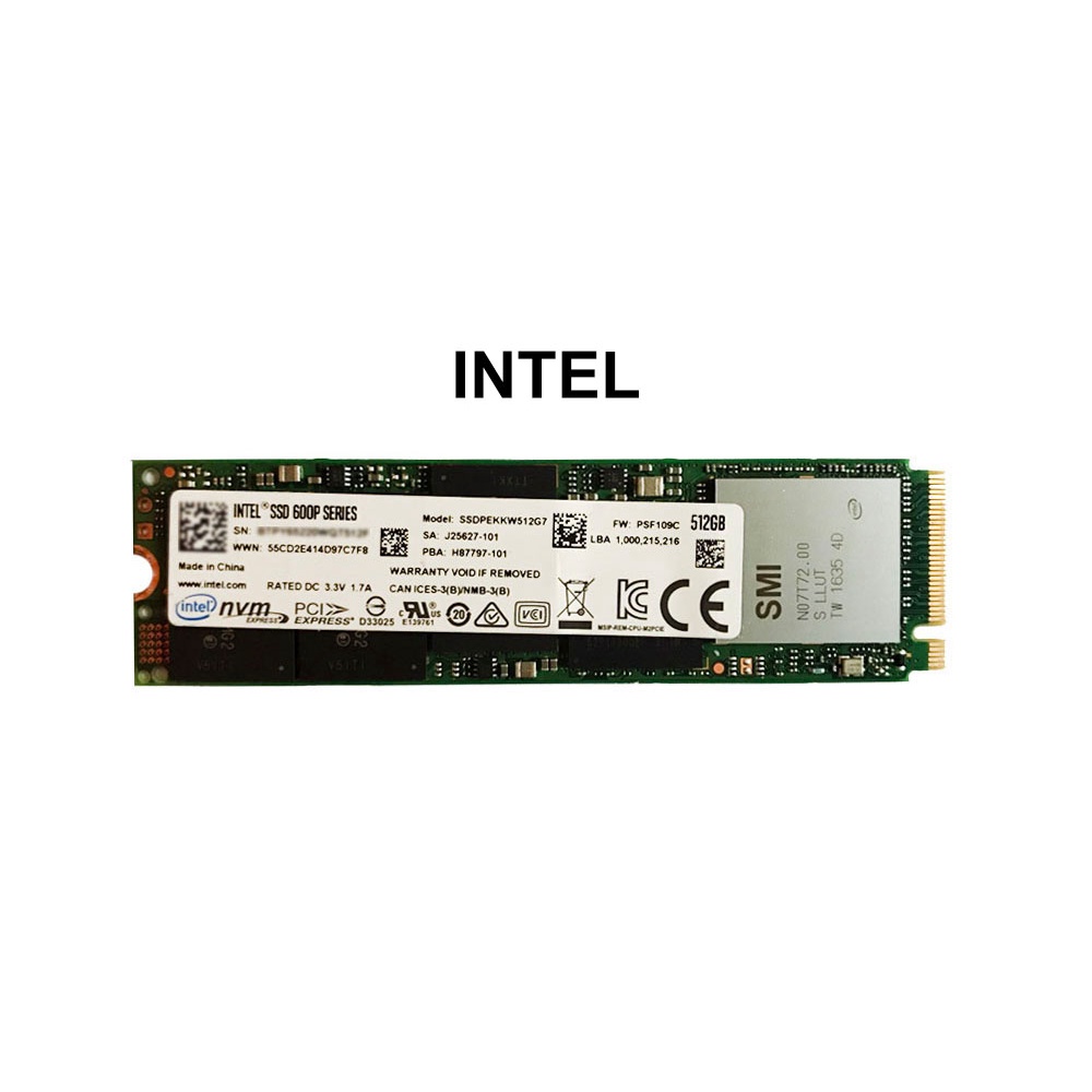 INTEL英特爾 600P/660P/H10 SSD PCIe 512G 固態硬碟