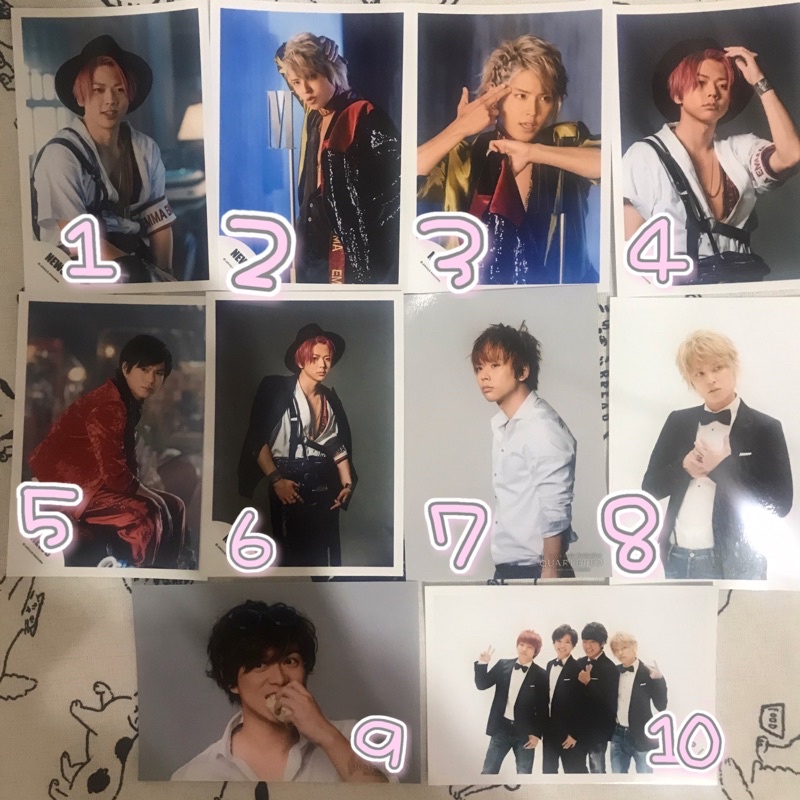 News 手越祐也加藤成亮增田貴久小山慶一郎官方限定照shop照emma Quartetto 蝦皮購物