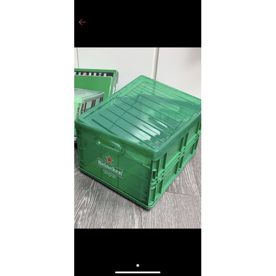 海尼根 Heineken 星級輕巧折疊收納箱收納盒摺疊箱