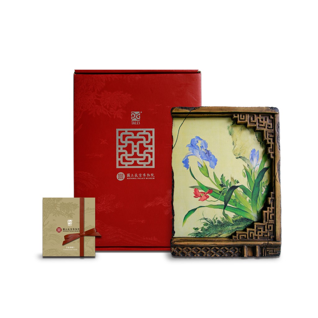 故宮神話 窗櫺花影岩飾 仙萼長春 虞美人蝴蝶花 禮品tales神話言官方旗艦店 蝦皮購物