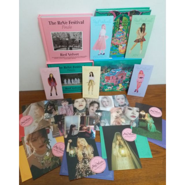 Red Velvet The ReVe Festival Finale Scrapbook 改版專輯 空專 小卡 明信片