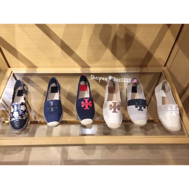 缺貨中 Tory Burch 草編鞋涼鞋漁夫鞋tb 鞋平底鞋 蝦皮購物