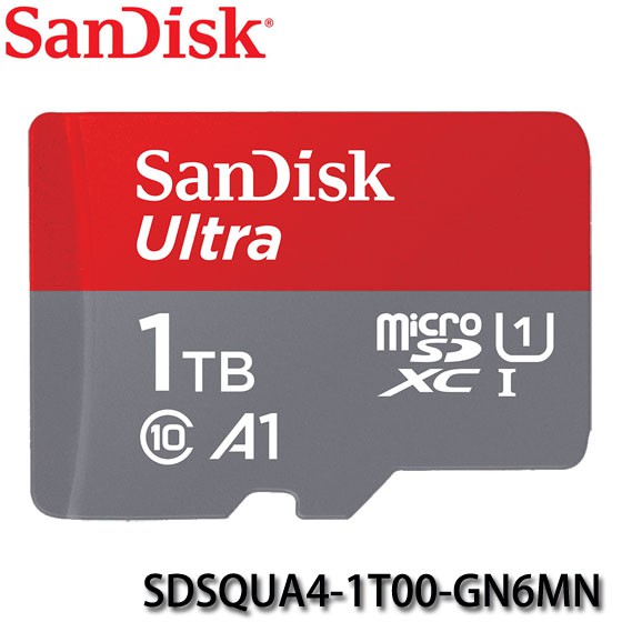 【3CTOWN】含稅公司貨 SanDisk 1T U1 A1 150MB/s Ultra Micro SD 1TB記憶卡