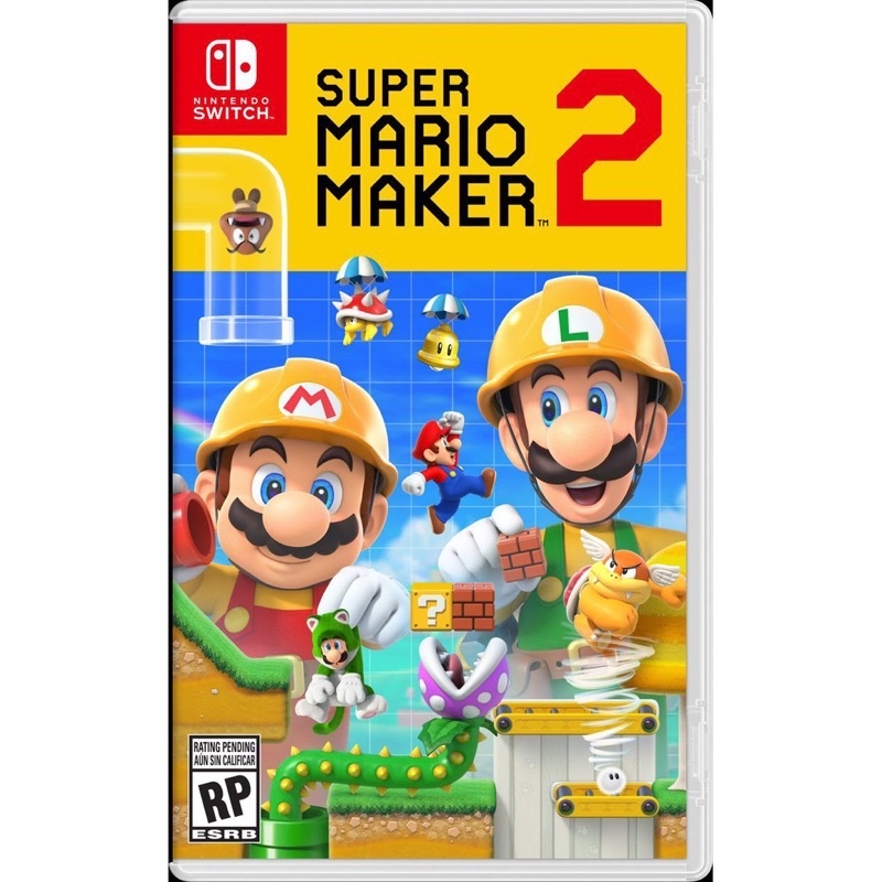 台南賣二手Nintendo Switch 超級瑪利歐創作家2 MAKER2 中文版
