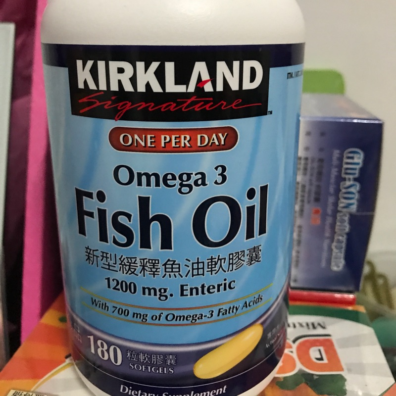 現貨!!科克蘭 Fish Oil 新型緩釋魚油軟膠囊 180粒