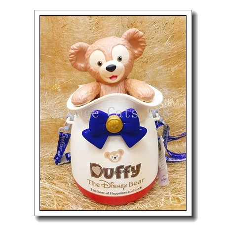 日本 現貨  東京 迪士尼 Duffy 達菲熊 限定款 爆米花桶 DISNEY 收藏限定 附背帶 超萌 超Q Duffy