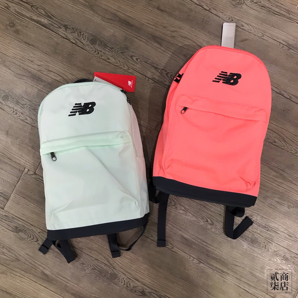 (貳柒商店) New Balance Core Backpack 書包 後背包 粉綠 粉橘 NB 背包 500278