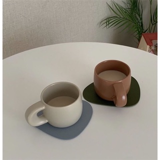 Shimada生活選物｜胖胖耳朵馬克杯 好可愛 霧面三色 馬克杯 咖啡杯 陶瓷杯 杯子 素色杯子