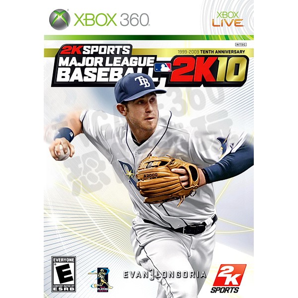 【二手遊戲】XBOX360 美國職棒大聯盟2K10 MLB 2K10 英文版【台中恐龍電玩】