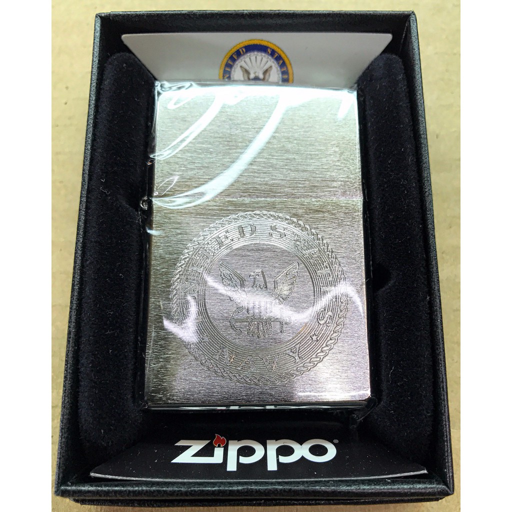 《潮流本舖》正品ZIPPO 髮絲紋 老鷹標誌 燃油打火機 煤油打火機