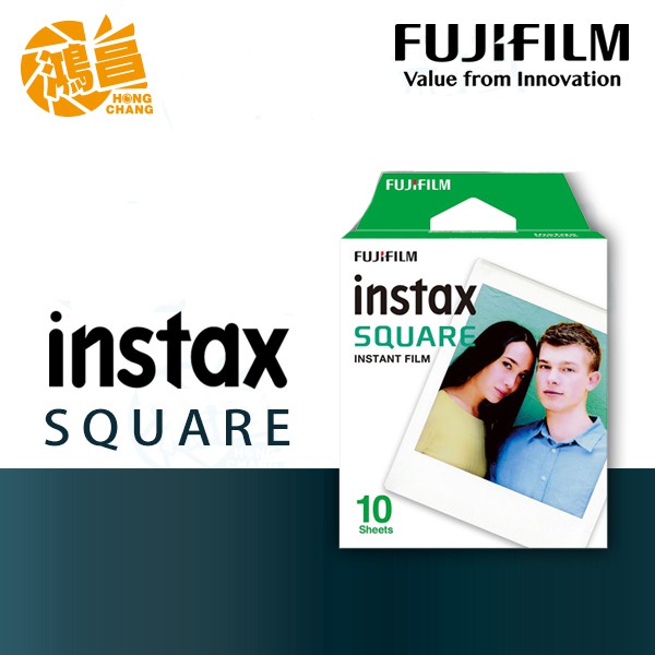 FUJIFILM Instax SQUARE 正方形 拍立得底片 單捲(10張) SQ20/SQ6/SQ1/SP3 富士