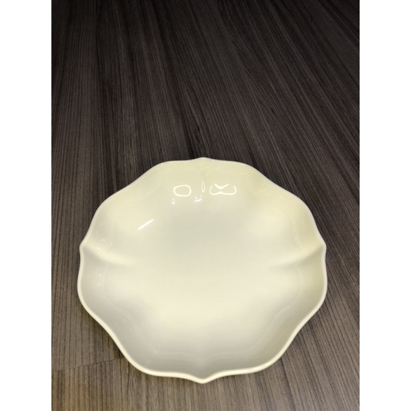微笑瓷器餐具 台灣製造大同純白多邊形陶瓷淺盤 白盤 餐廳愛用