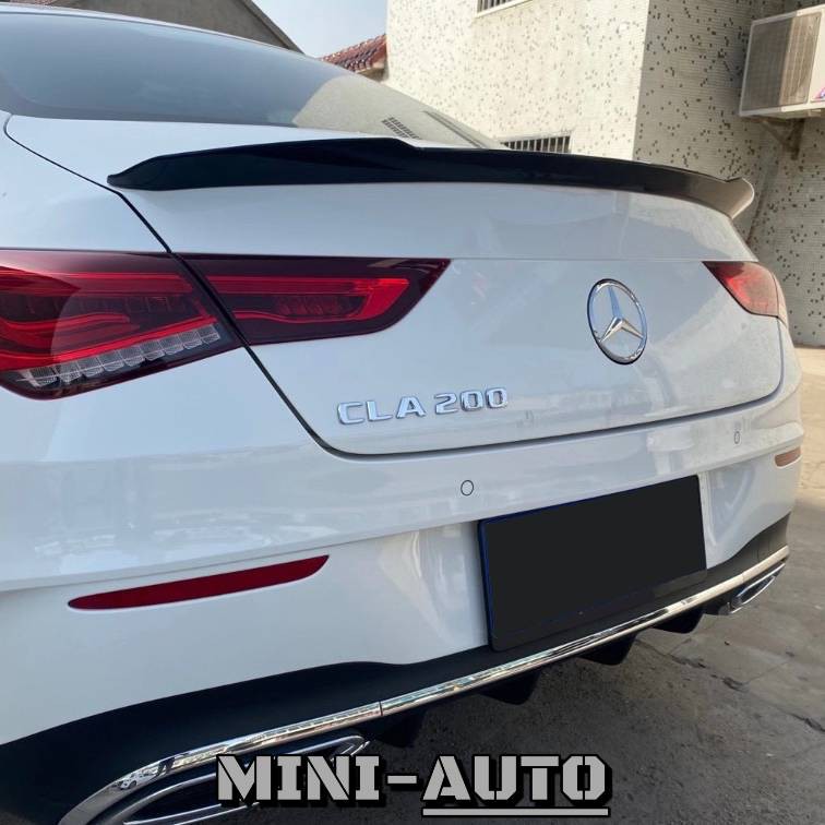 MINI-AUTO☑️ CLA45S CLA250 GT樣式 碳纖維尾翼 抽真空卡夢 簡易安裝 BENZ C118 副廠