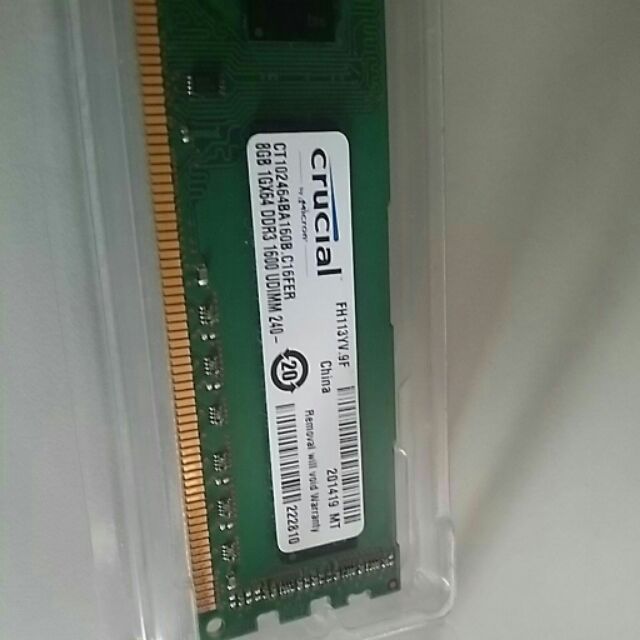 美光 DDR3 1600 8G