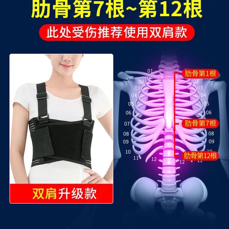多件優惠 醫用透氣可調肋骨骨折固定帶胸部心臟手術康復護胸椎綁帶護具男女 蝦皮購物