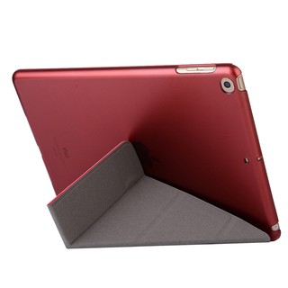 GMO 4免運Apple蘋果 iPad Air 2代 蠶絲紋 紅色Y型 皮套保護套保護殼手機套手機殼