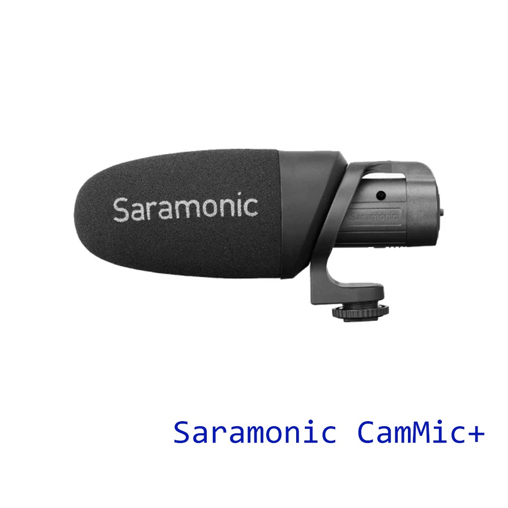 Saramonic 楓笛 CamMic+ 相機/手機專用 3.5mm 指向性麥克風 熱靴座 需電池 相機專家 勝興公司貨