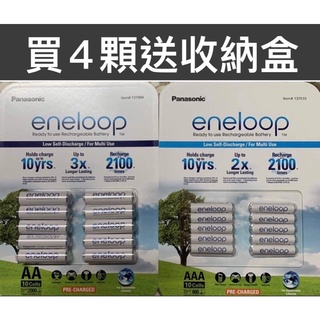 好市多 日本製Panasonic 國際牌eneloop低自放電 鎳氫充電電池 3號AA /4號AAA