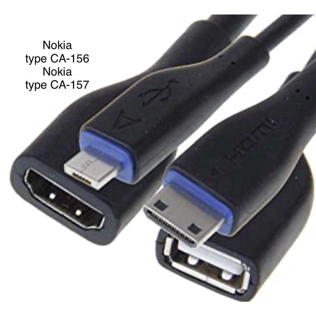 全新 原廠Nokia N8手機電腦轉接頭 HDMI CA-156 和 USB OTG CA-157 適電腦手機USB連接