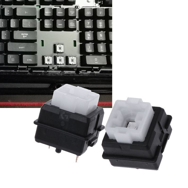 適用於logitech G910 G810 K840 Rgb軸開關的2pcs原始romer G開關軸 蝦皮購物
