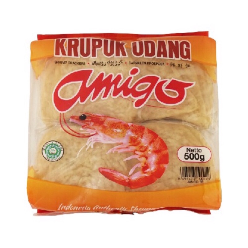 印尼🇮🇩Amigo Krupuk Udang 生蝦餅（大）🦐 500g