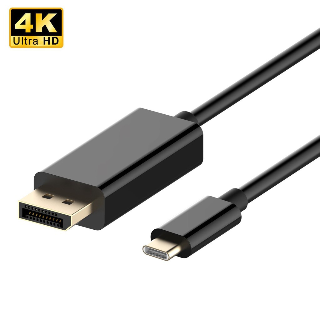 Usb C 到 DisplayPort 電纜,C 型(Thunderbolt 3)到 DP 適配器,4K@60Hz,6f