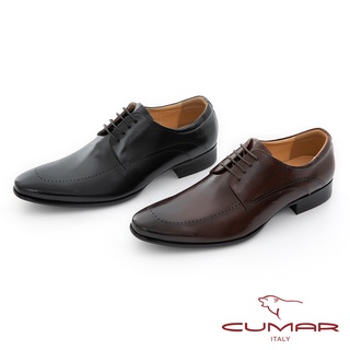 【CUMAR】商務菁英 紳士型男真皮德比鞋