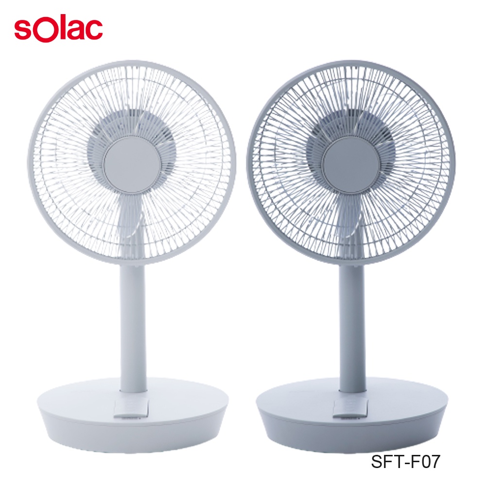 Solac SFT-F07 10吋 DC扇 立扇 行動風扇 無線便利攜帶 露營【送環保餐具組】