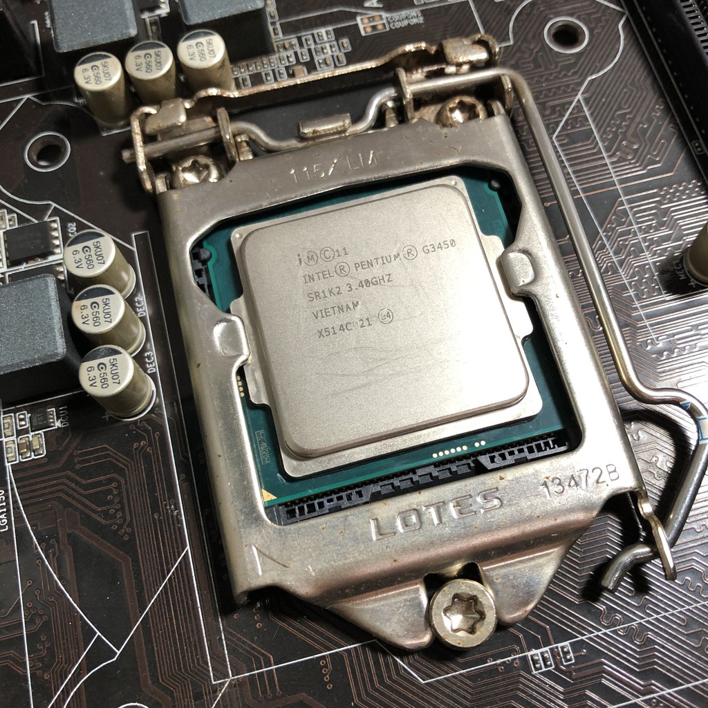 Intel Pentium G3450 CPU + B85M-D2V