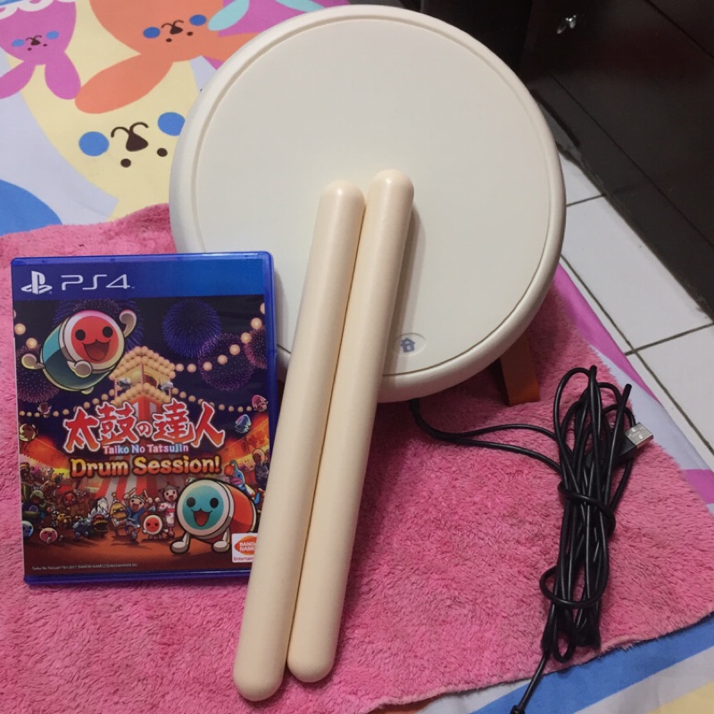 PS4 太鼓達人專用太鼓-含太鼓棒一對（不含遊戲片）