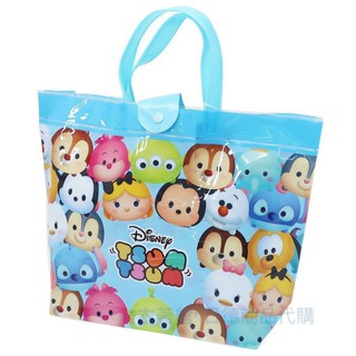 §A-mon日本雜貨屋§日本正版Disney迪士尼TSUM TSUM系列防水海灘袋*購物袋*收納袋*補習袋 現貨