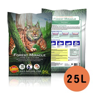 【Forest Miracle森林奇跡】純天然松木砂 8L /25L 不含甲醛 SGS認證 貓砂