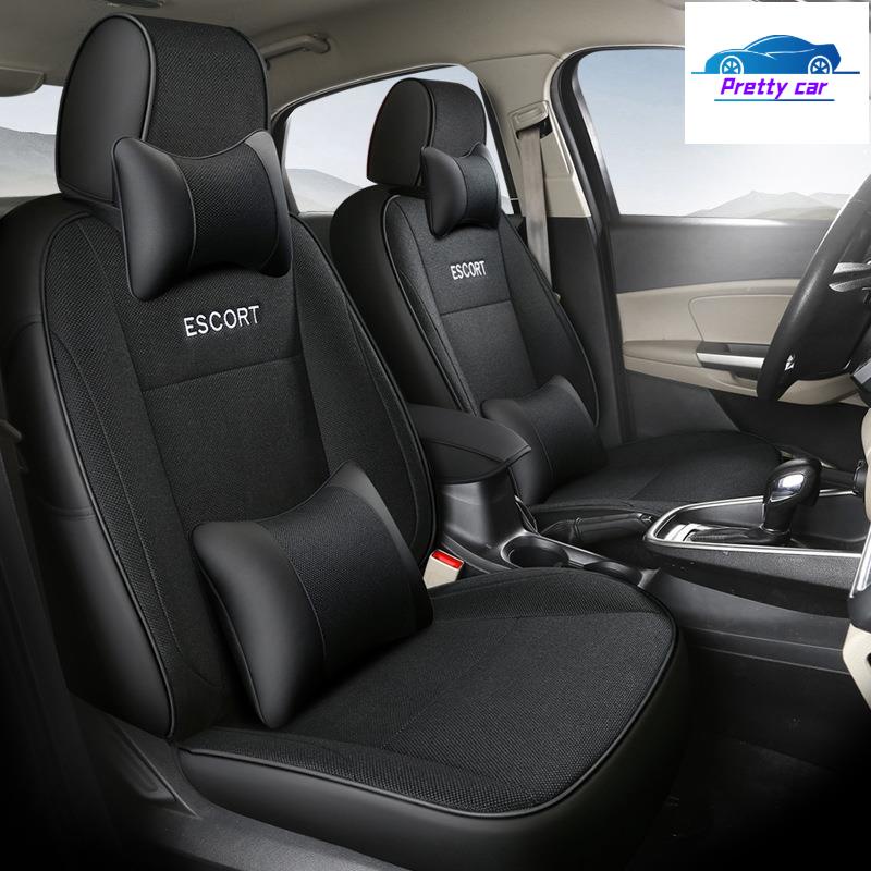 新款 福特椅套 Ford Focus Kuga MUstan mk2 mk3汽車坐墊專車專用全包圍原車紋路汽車座套