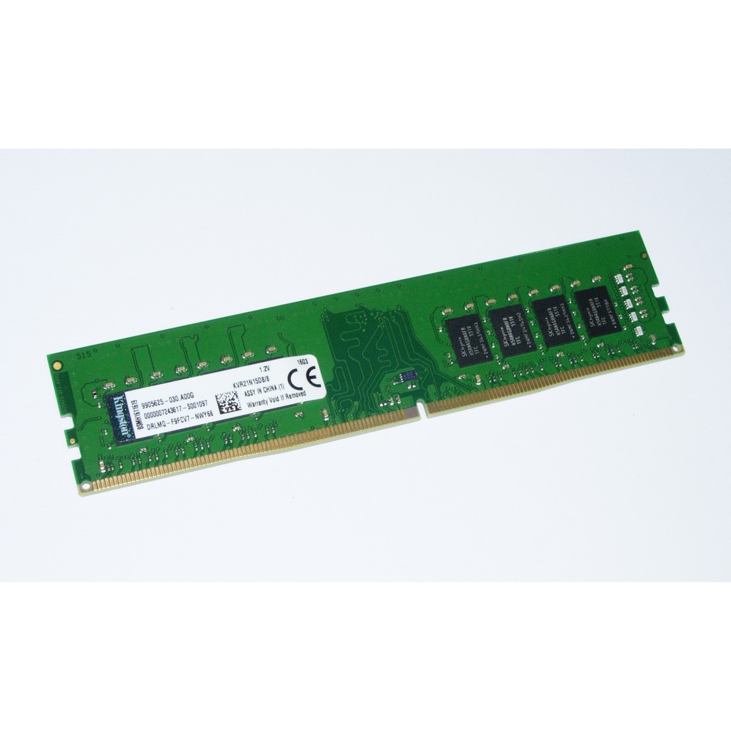 【大媽電腦】金士頓 Kingston DDR4 2133 8G 桌 上型記憶體 雙面顆粒KVR21N15D8/8