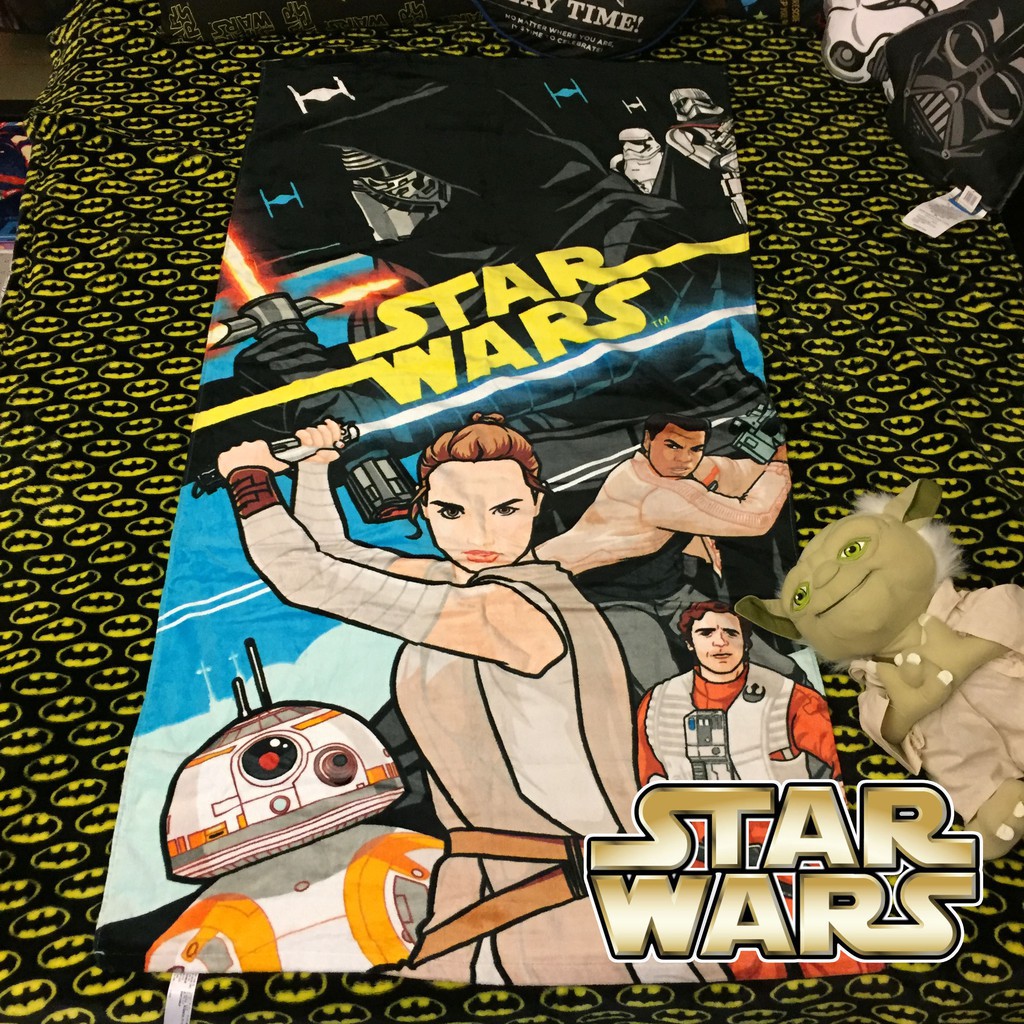 星際大戰 STAR WARS COMICS 黑武士 凱羅忍 絕地武士 芮 漫畫 大 浴巾 運動浴巾 男生 禮物