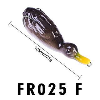 10 5cm假小鴨子打黑路亞餌軟餌21g路亞硬餌黑魚通吃魚餌fr025 廠家直銷 支持代購 蝦皮購物