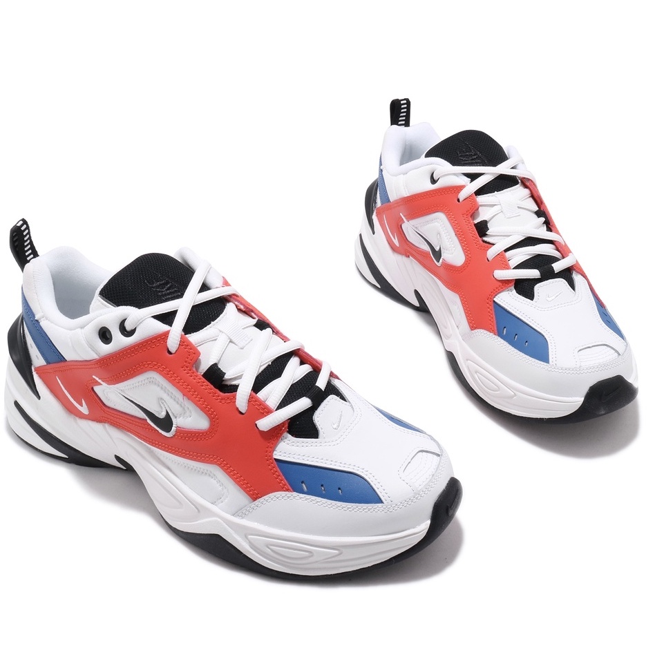 Nike M2K Tekno 男鞋 休閒鞋 橘藍白 AV4789100